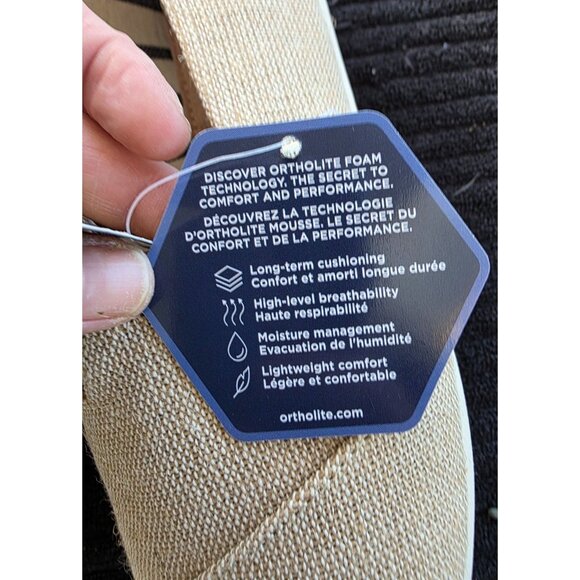 Toms White and Tan Flats Espadrille Style - Picture 4 of 13